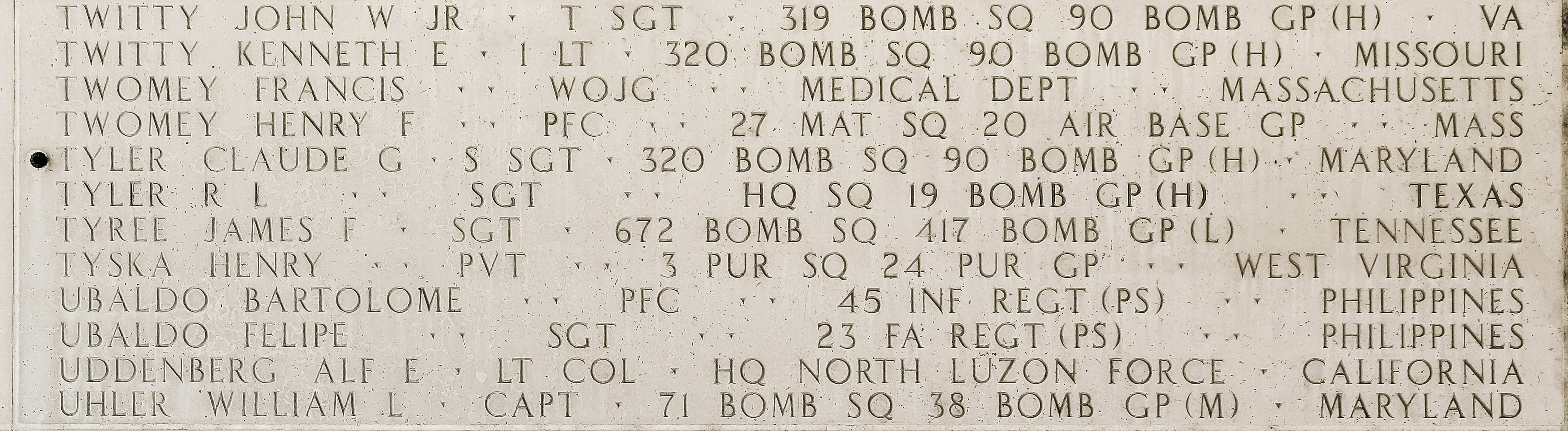 Kenneth E. Twitty, First Lieutenant